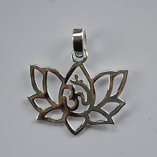 Lotus with Om Pendant