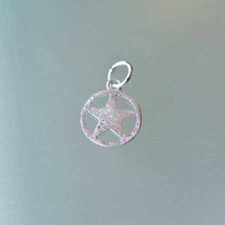 Round Charm with Star