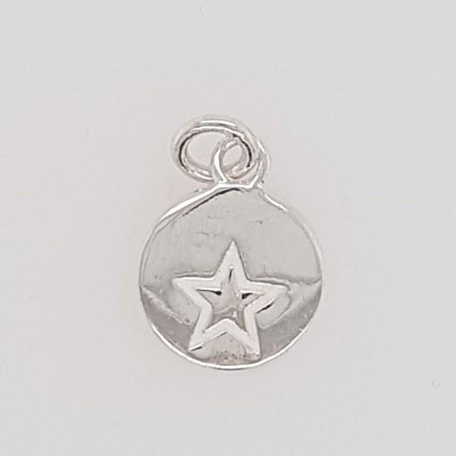 Round Charm with Star