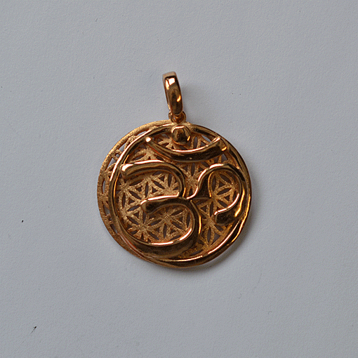 Flower of Life with Om Pendant