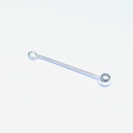 Head Pin with Jump Ring and Ball Tip
