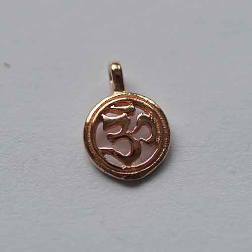 Round Charm with Om