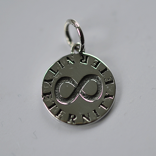 Message Pendant with Infinity