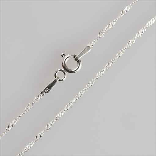 Silver Rope Chain, Thin